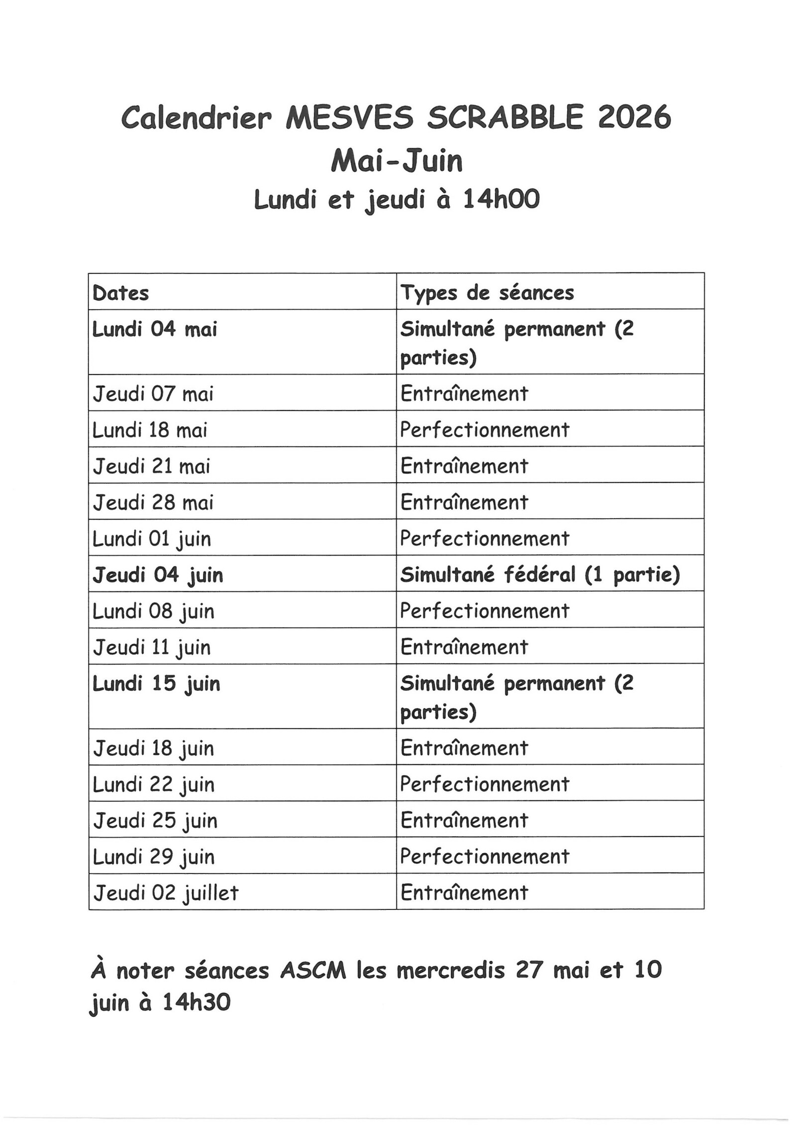 calendrier scrabble